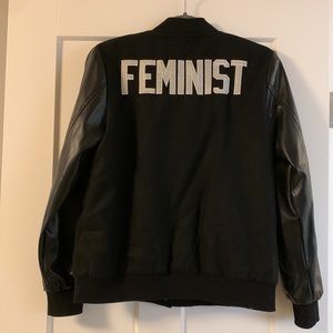 Hilary Macmillan Feminist Bomber Jacket